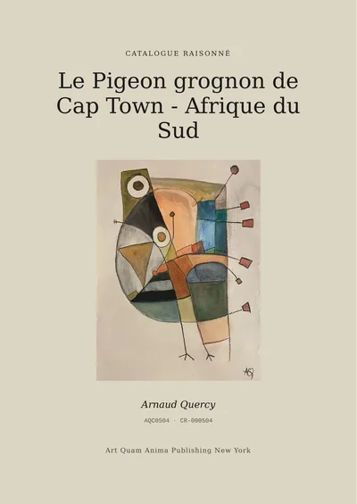 Le Pigeon grognon de Cap Town - Afrique du Sud
