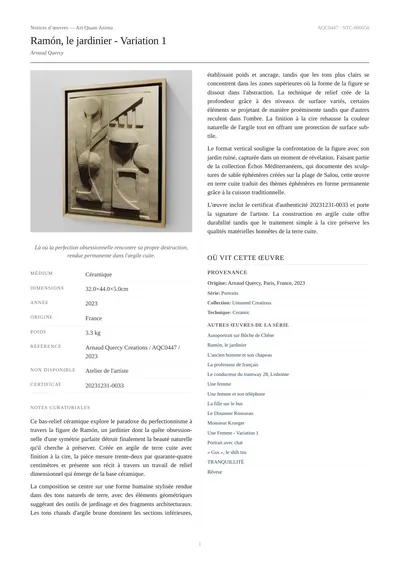 Ramón, le jardinier - Variation 1