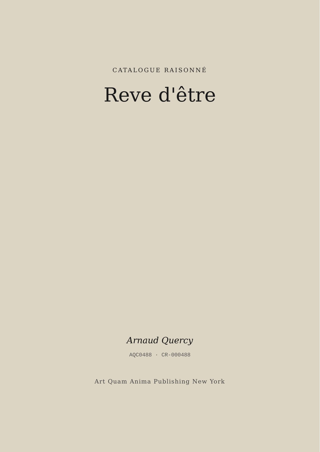 Reve d'être