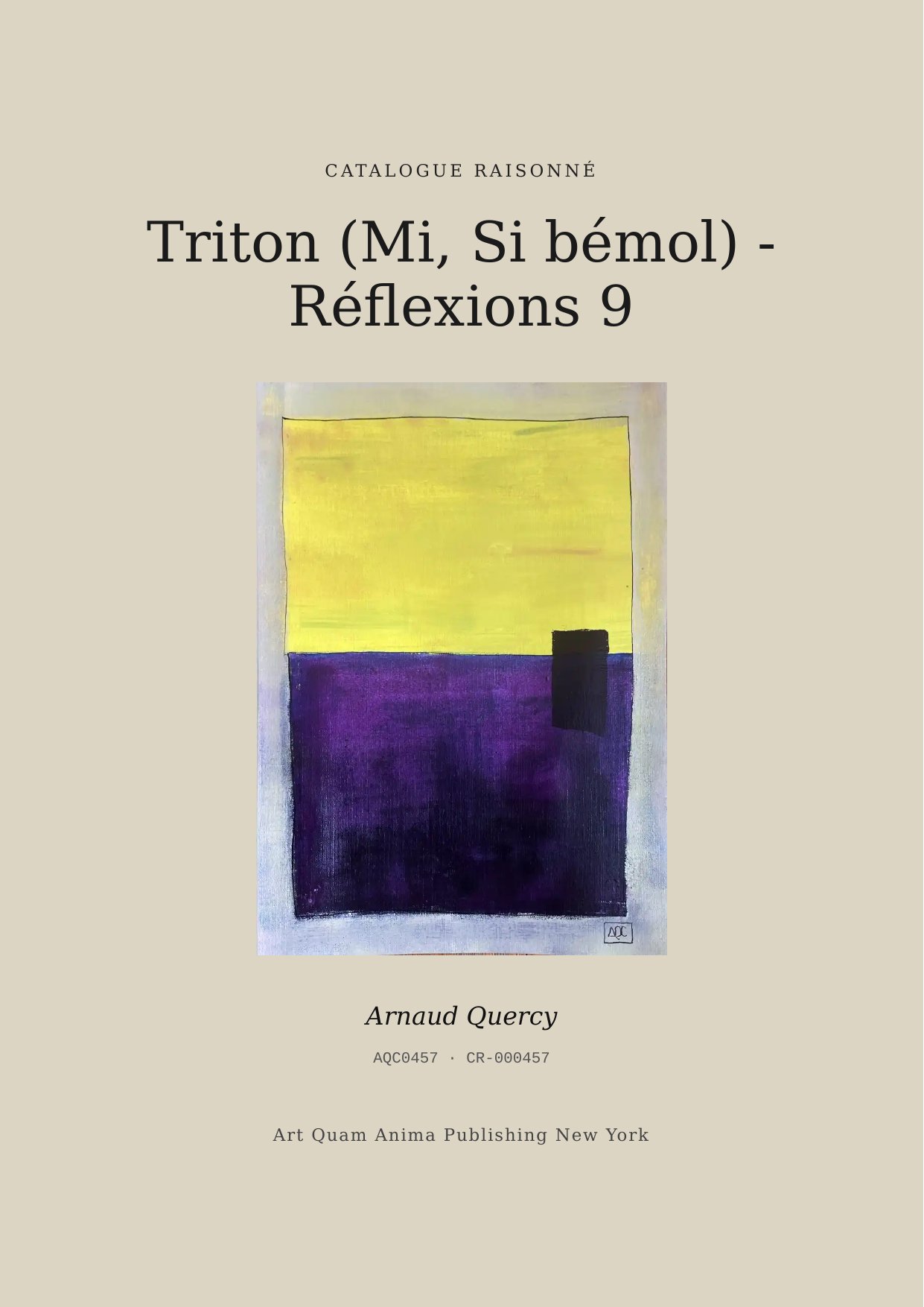 Triton (Mi, Si bémol) - Réflexions 9