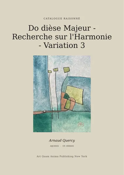 Do dièse Majeur - Recherche sur l'Harmonie - Variation 3