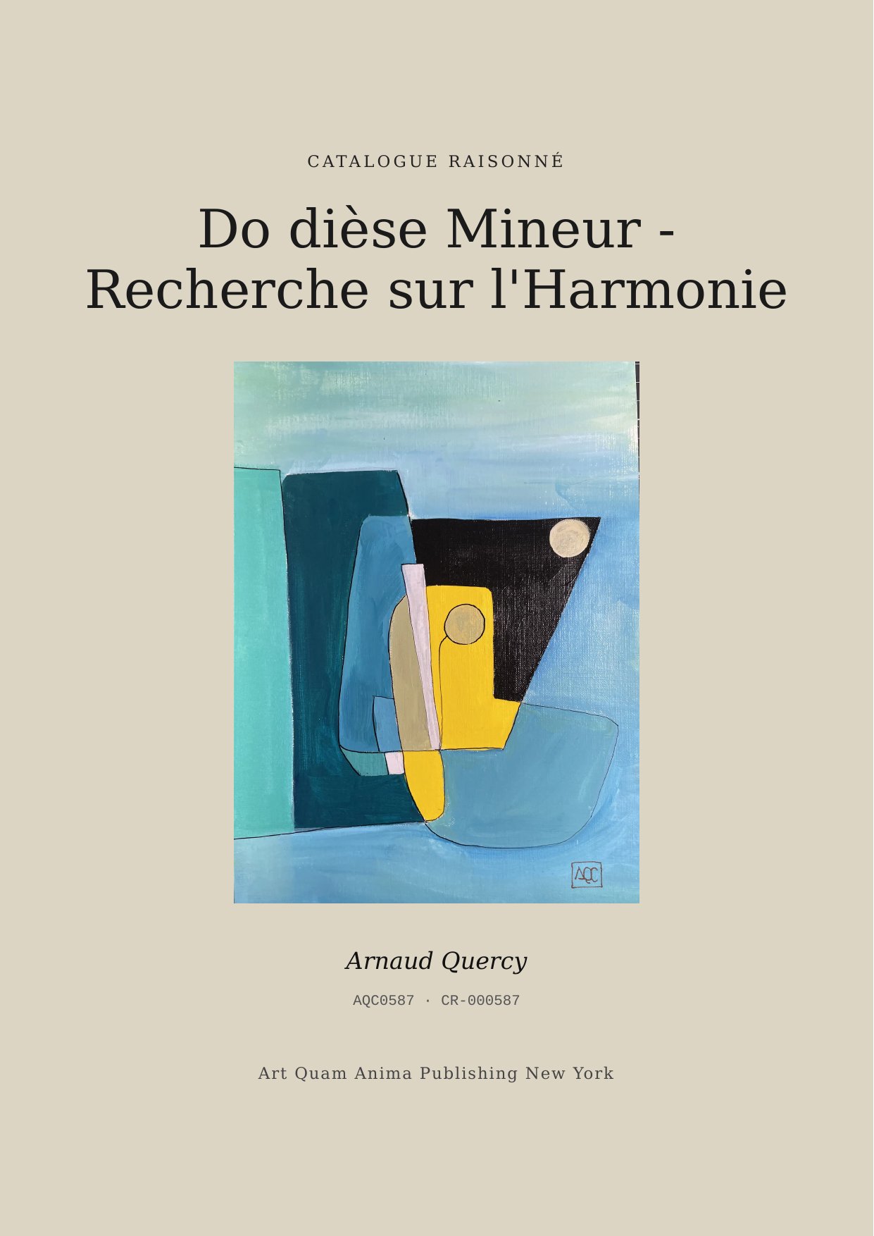 Do dièse Mineur - Recherche sur l'Harmonie
