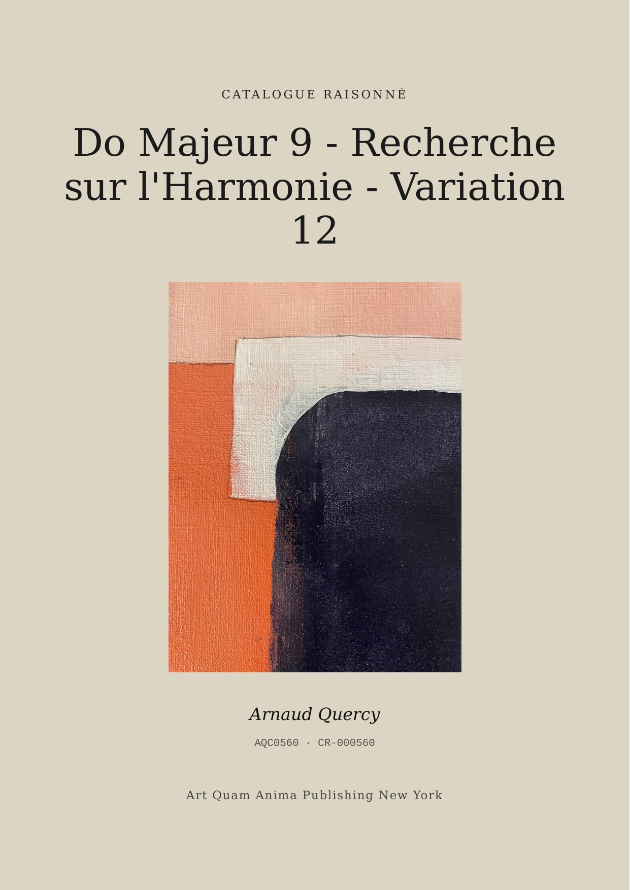 Do Majeur 9 - Recherche sur l'Harmonie - Variation 12