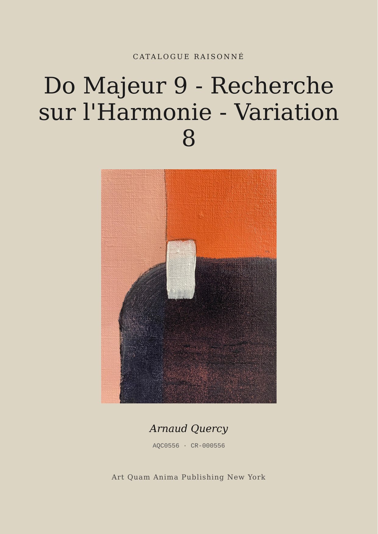 Do Majeur 9 - Recherche sur l'Harmonie - Variation 8