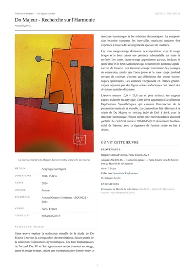 Do Majeur - Recherche sur l'Harmonie