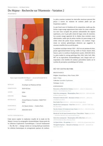 Do Majeur - Recherche sur l'Harmonie - Variation 2
