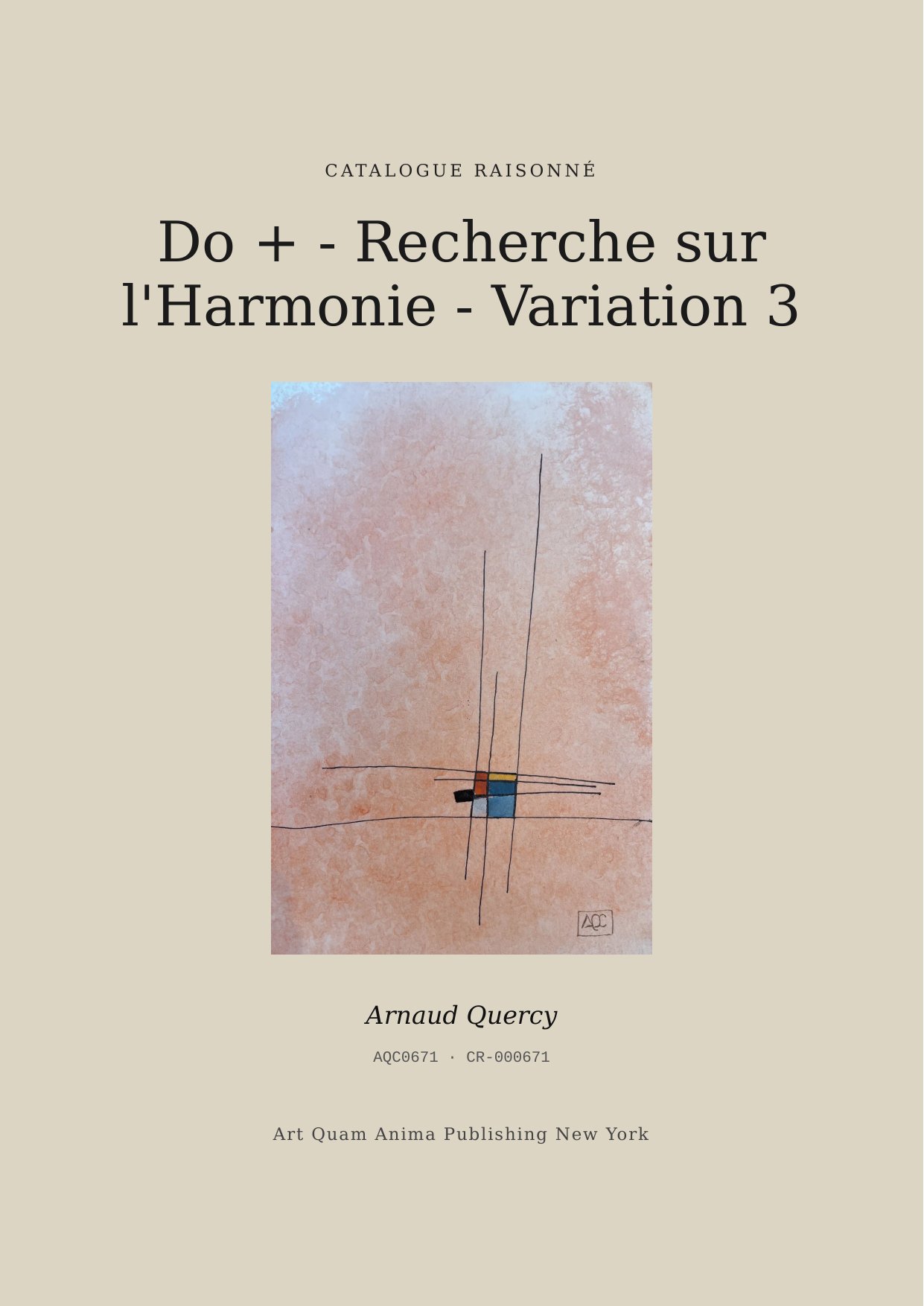 Do + - Recherche sur l'Harmonie - Variation 3