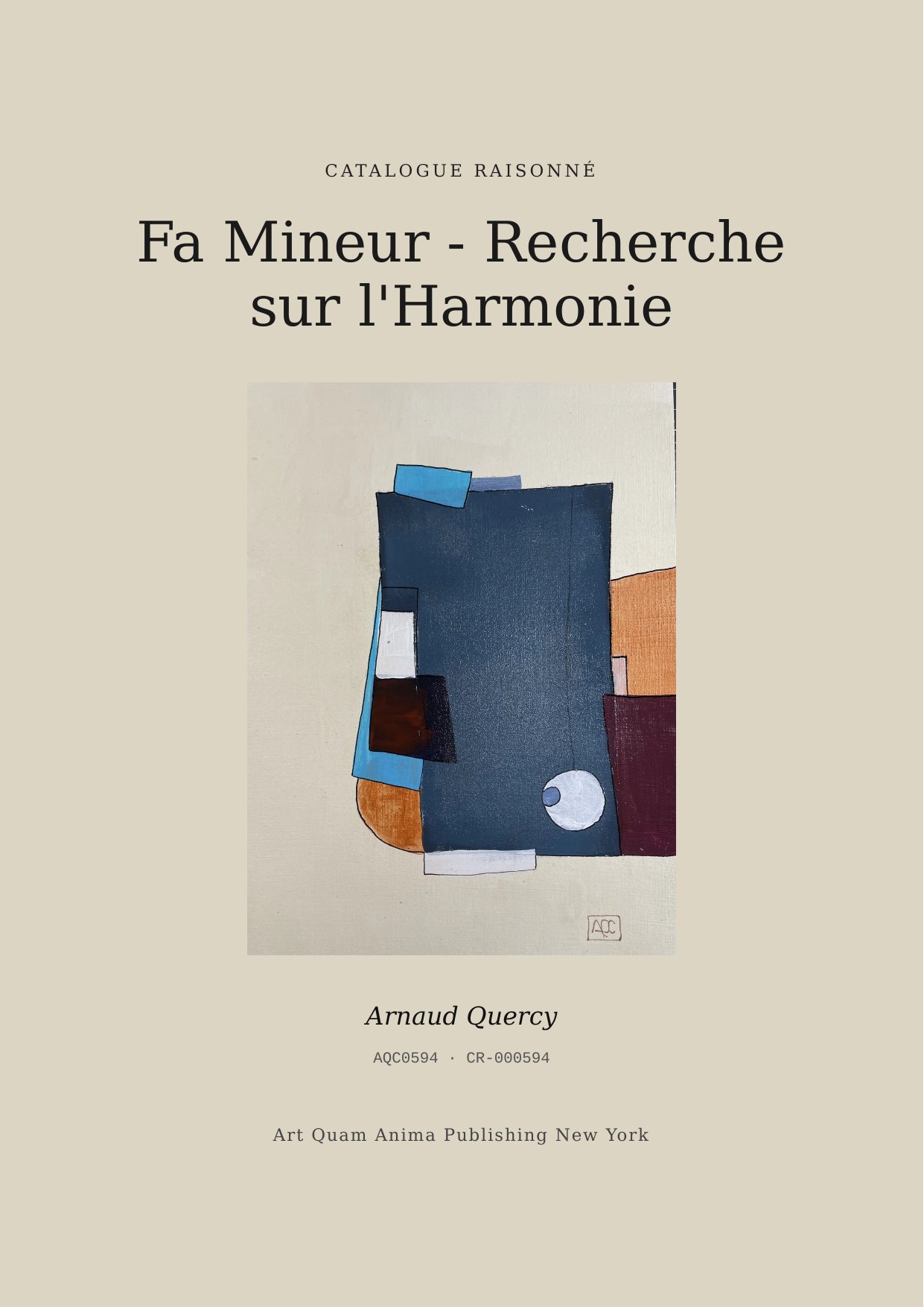 Fa Mineur - Recherche sur l'Harmonie