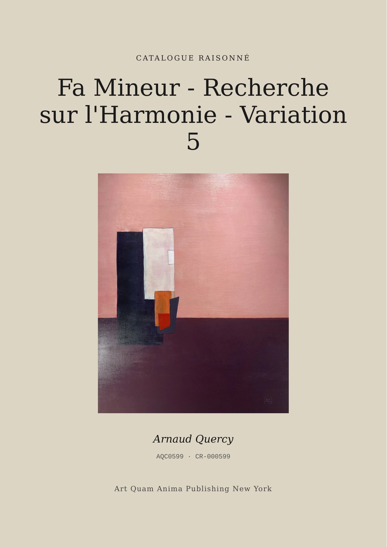 Fa Mineur - Recherche sur l'Harmonie - Variation 5