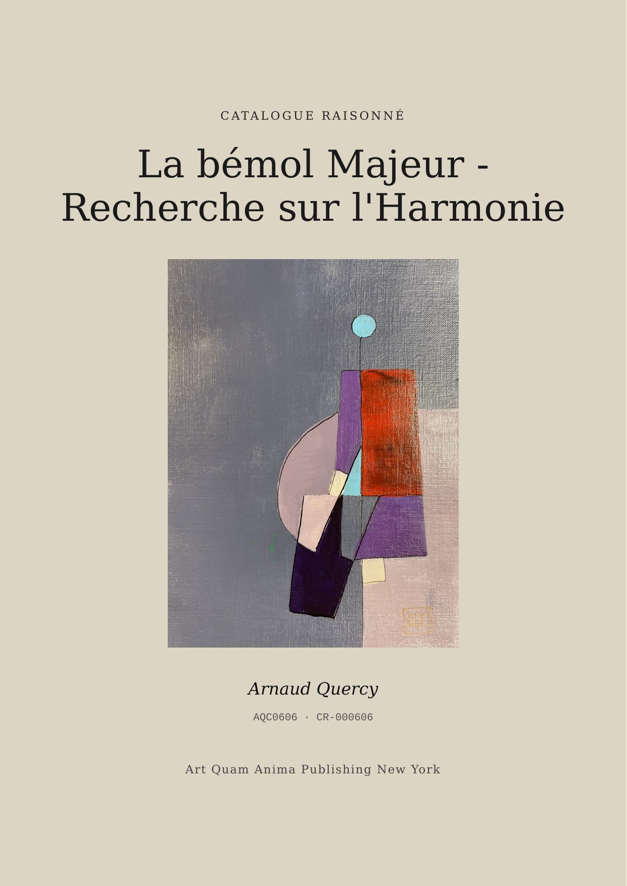 La bémol Majeur - Recherche sur l'Harmonie