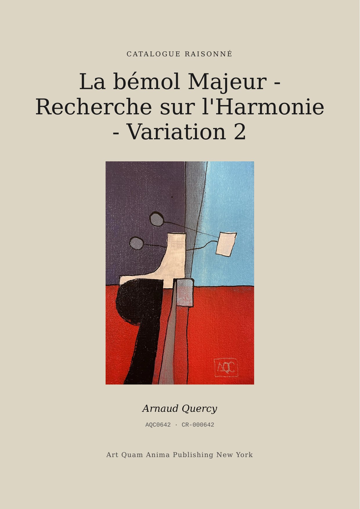 La bémol Majeur - Recherche sur l'Harmonie - Variation 2