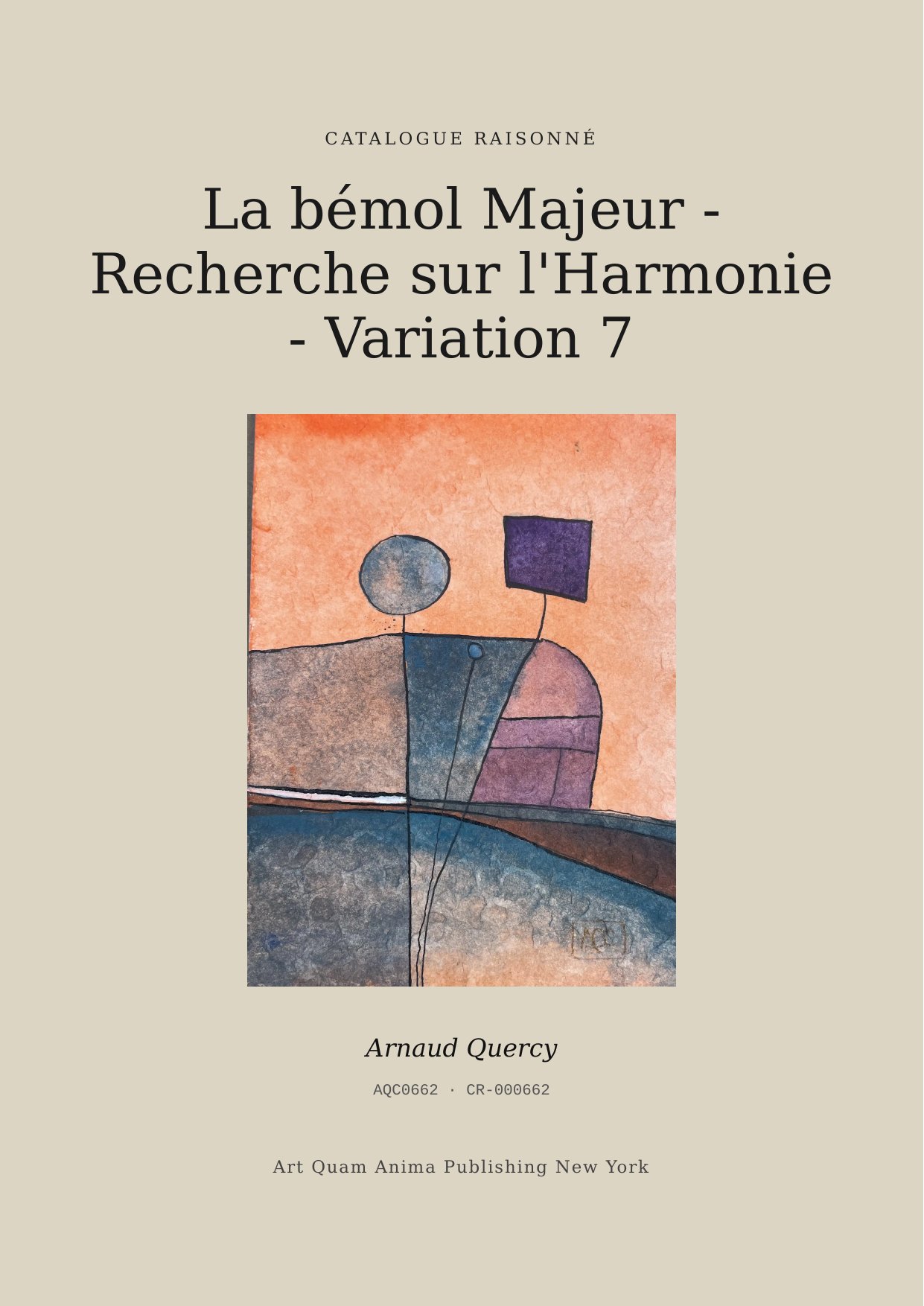 La bémol Majeur - Recherche sur l'Harmonie - Variation 7