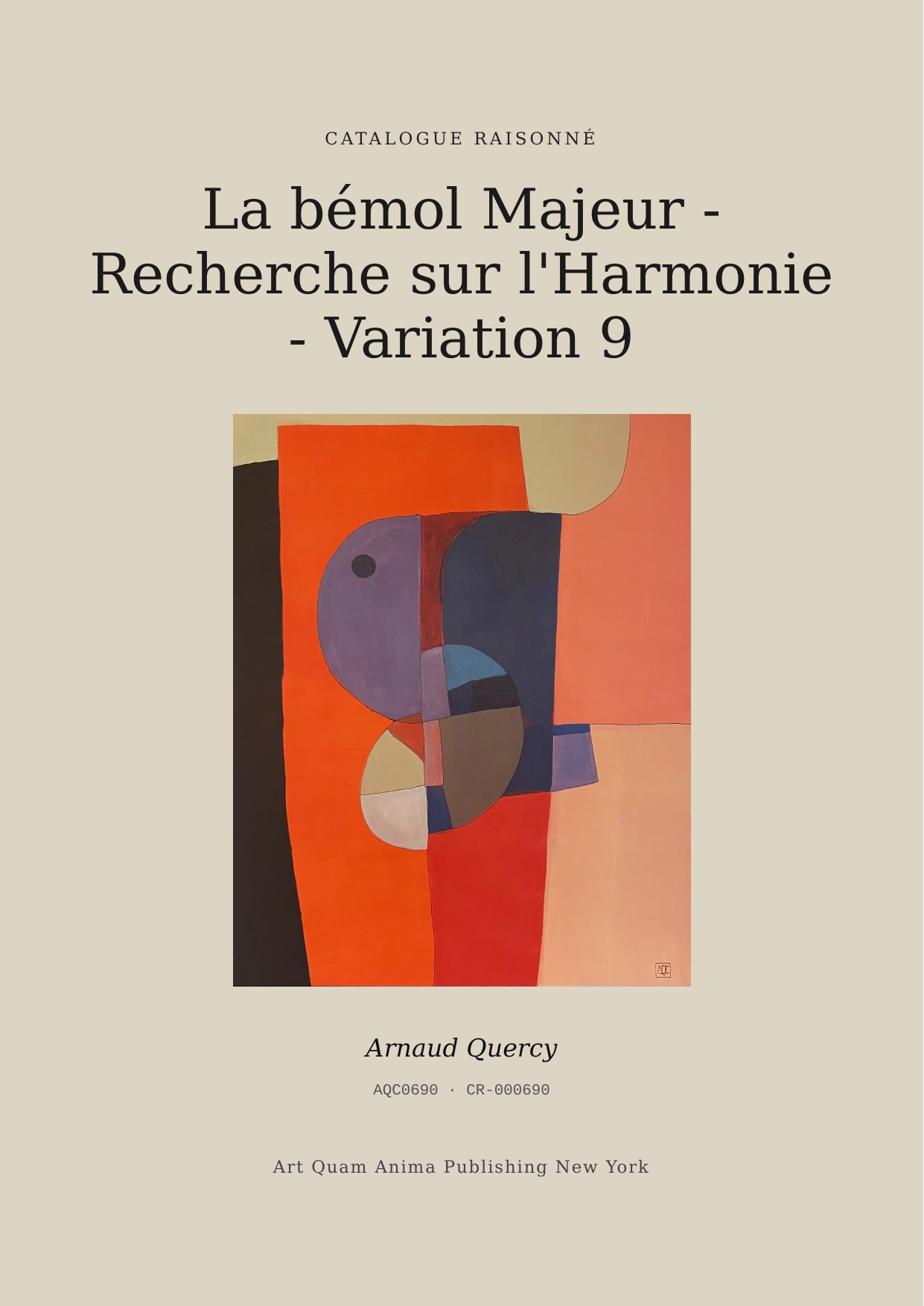La bémol Majeur - Recherche sur l'Harmonie - Variation 9