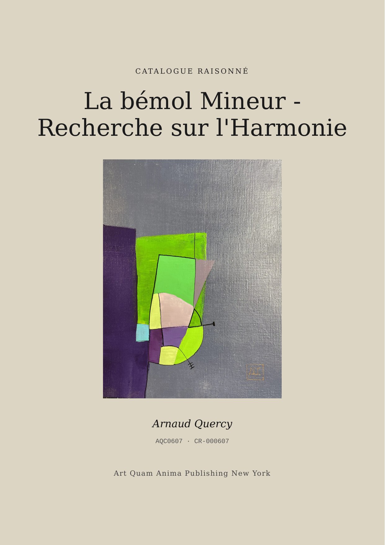 La bémol Mineur - Recherche sur l'Harmonie