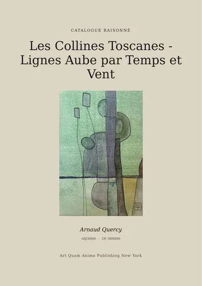 Les Collines Toscanes - Lignes Aube par Temps et Vent