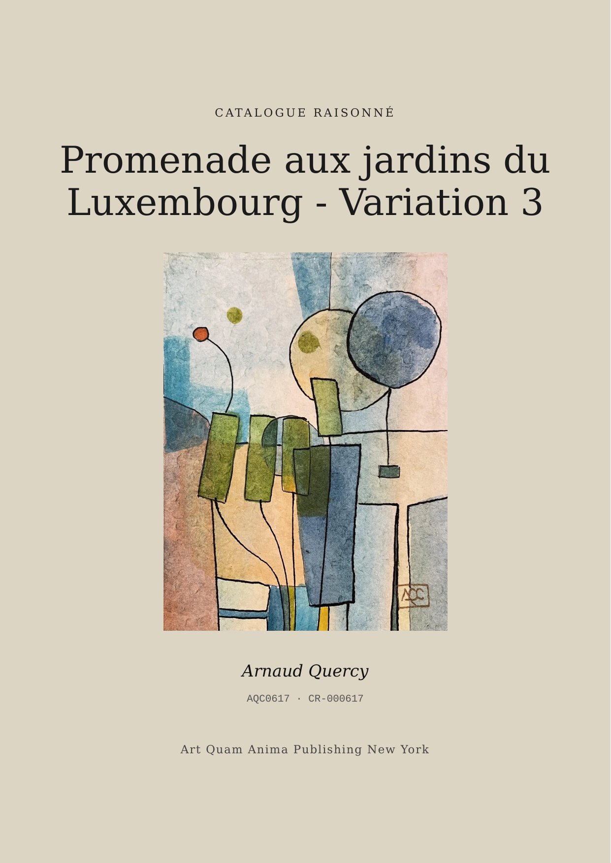 Promenade aux jardins du Luxembourg - Variation 3