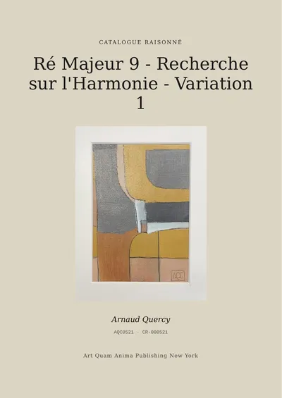 Ré Majeur 9 - Recherche sur l'Harmonie - Variation 1