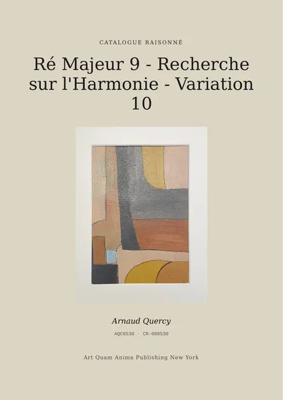 Ré Majeur 9 - Recherche sur l'Harmonie - Variation 10