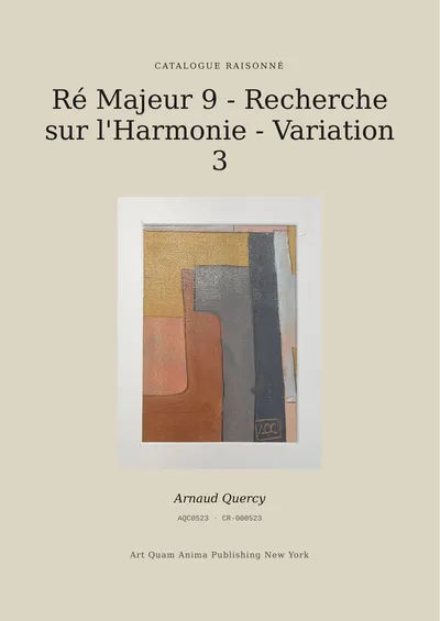 Ré Majeur 9 - Recherche sur l'Harmonie - Variation 3