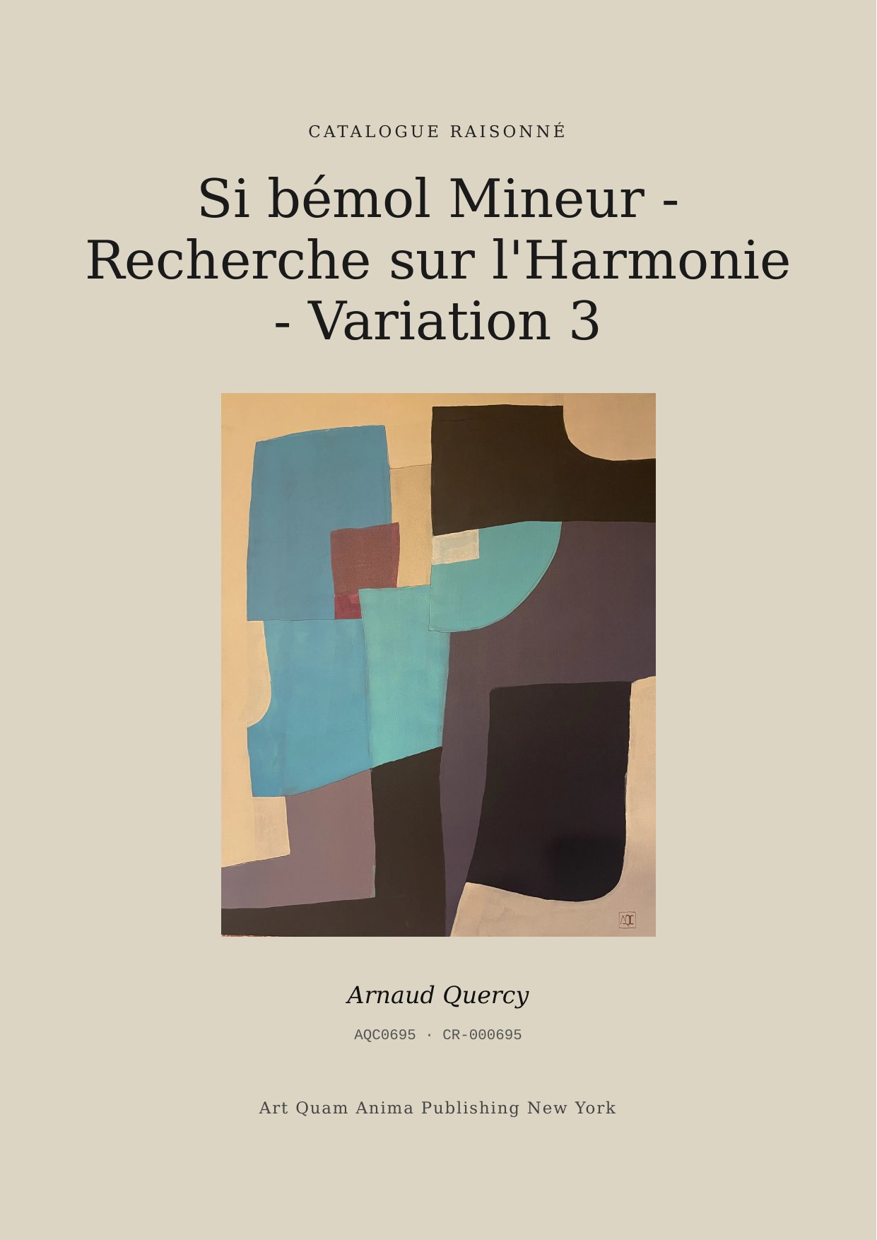 Si bémol Mineur - Recherche sur l'Harmonie - Variation 3