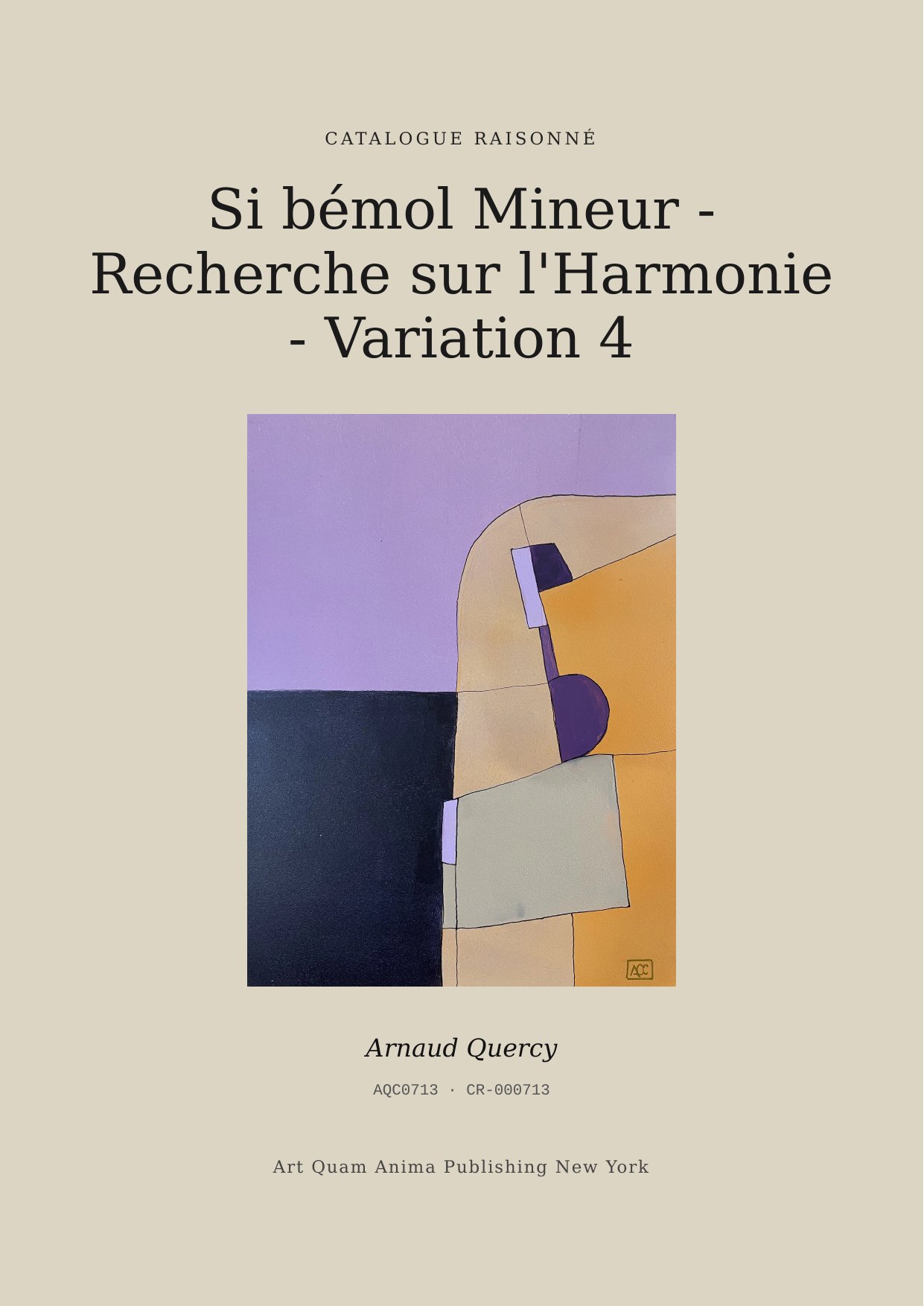 Si bémol Mineur - Recherche sur l'Harmonie - Variation 4