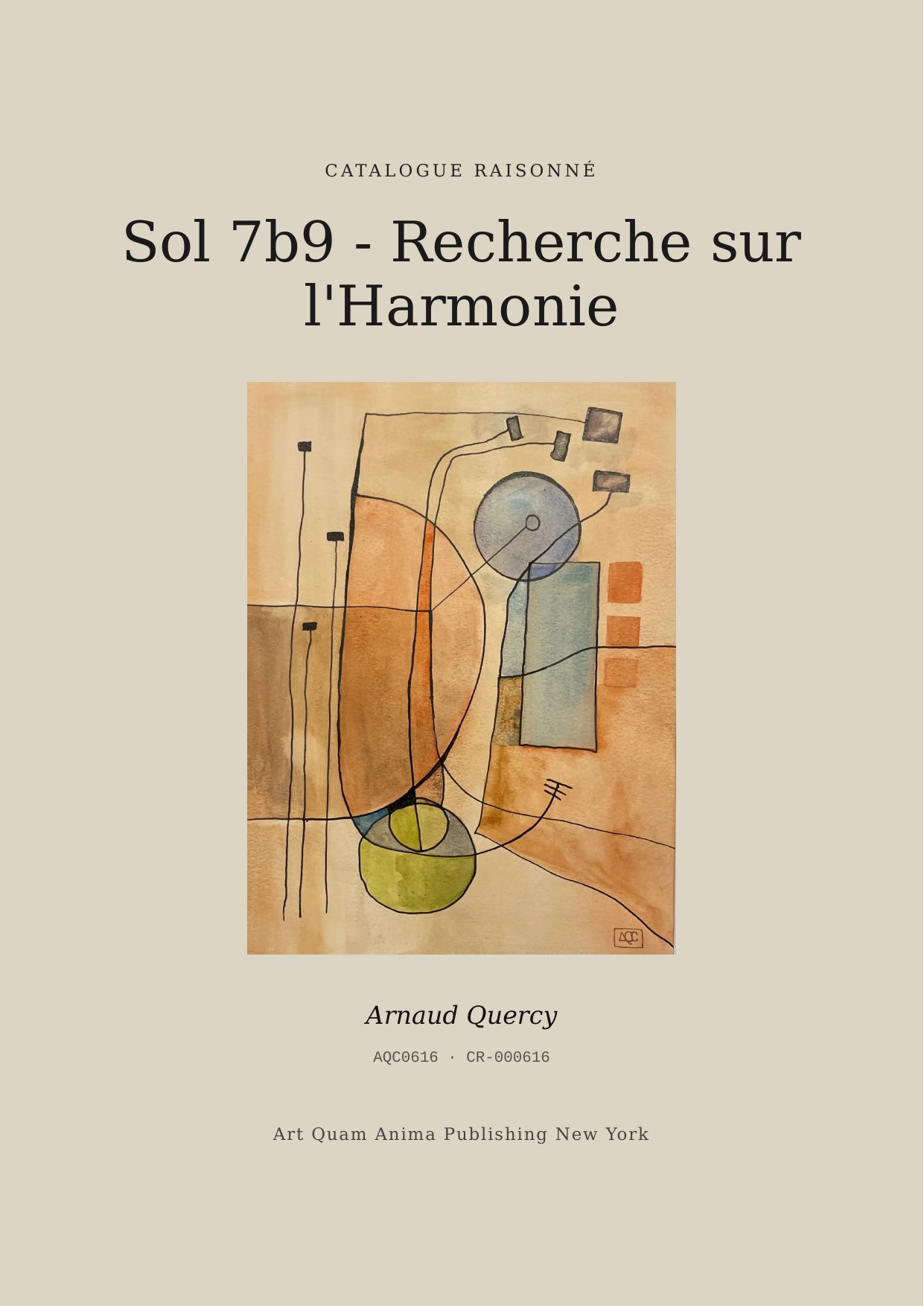 Sol 7b9 - Recherche sur l'Harmonie