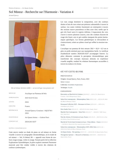 Sol Mineur - Recherche sur l'Harmonie - Variation 4