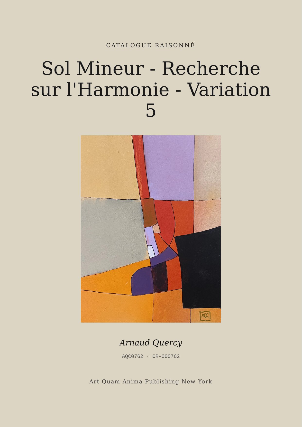 Sol Mineur - Recherche sur l'Harmonie - Variation 5