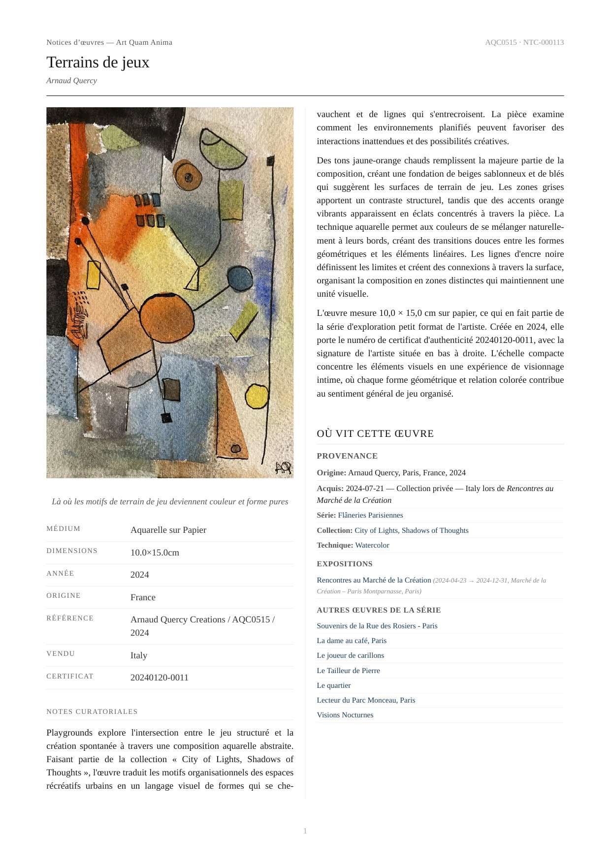 Terrains de jeux