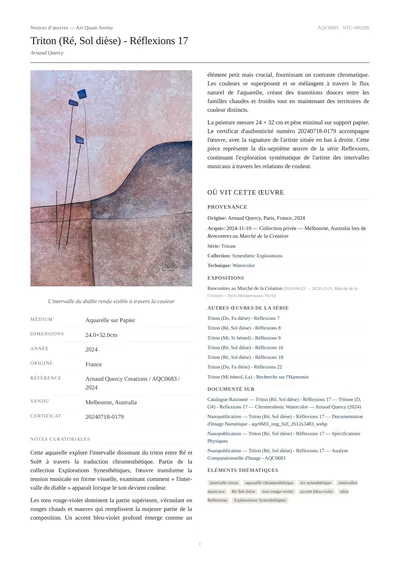 Triton (Ré, Sol dièse) - Réflexions 17