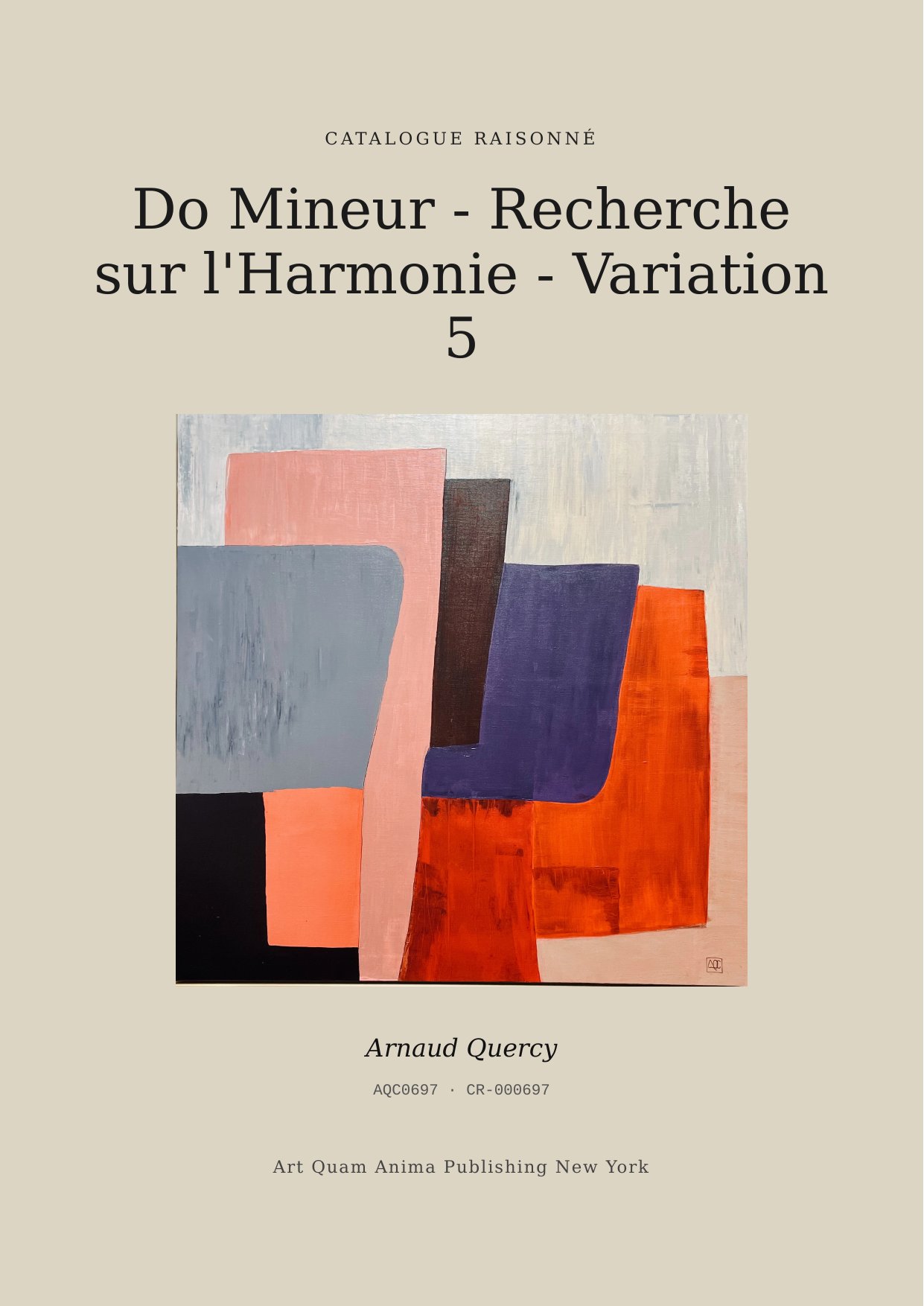 Do Mineur - Recherche sur l'Harmonie - Variation 5