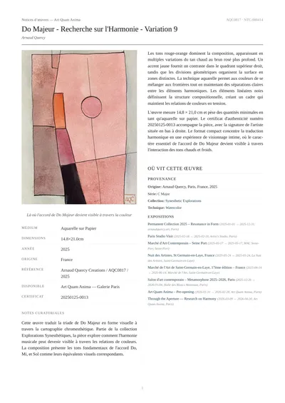 Do Majeur - Recherche sur l'Harmonie - Variation 9