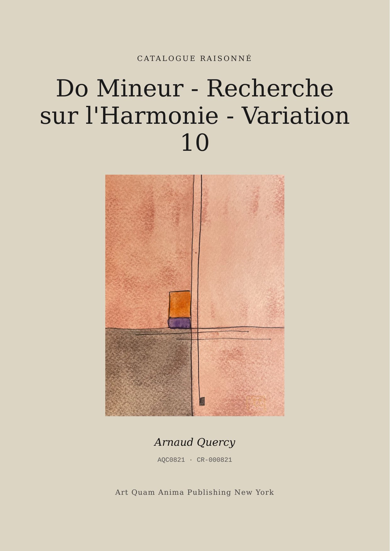 Do Mineur - Recherche sur l'Harmonie - Variation 10
