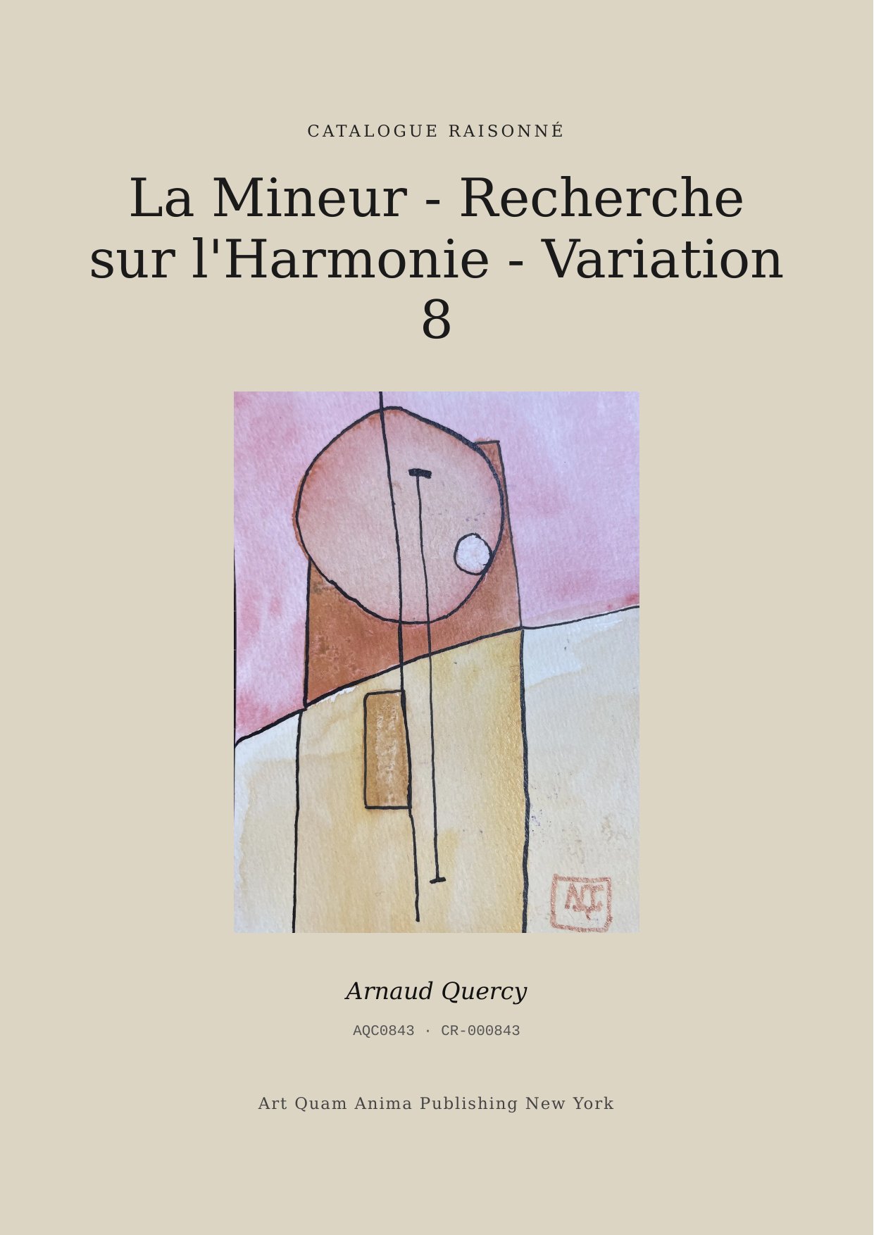 La Mineur - Recherche sur l'Harmonie - Variation 8