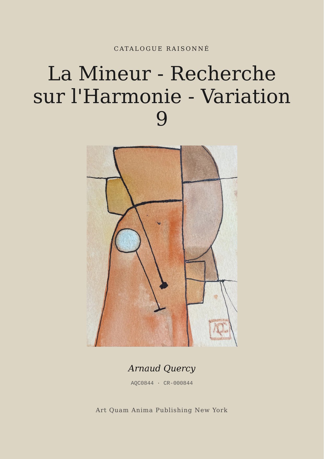 La Mineur - Recherche sur l'Harmonie - Variation 9
