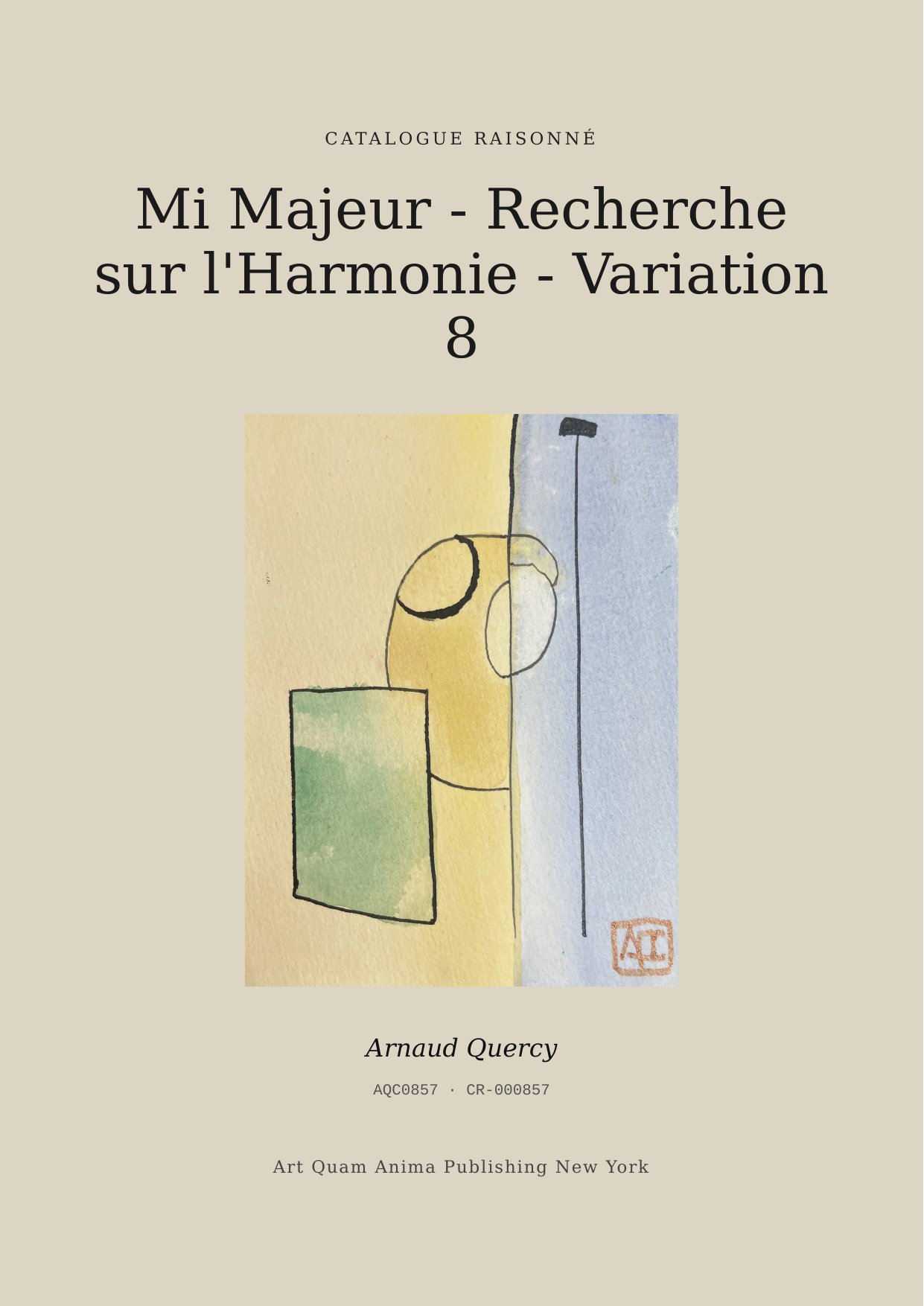 Mi Majeur - Recherche sur l'Harmonie - Variation 8