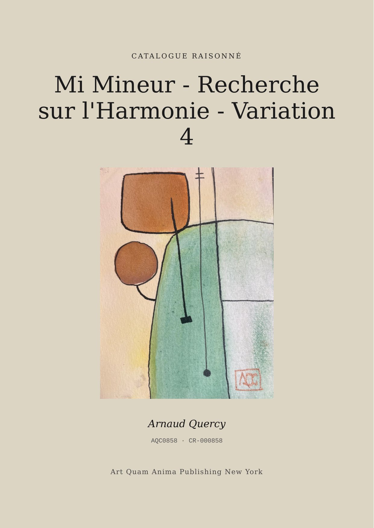 Mi Mineur - Recherche sur l'Harmonie - Variation 4