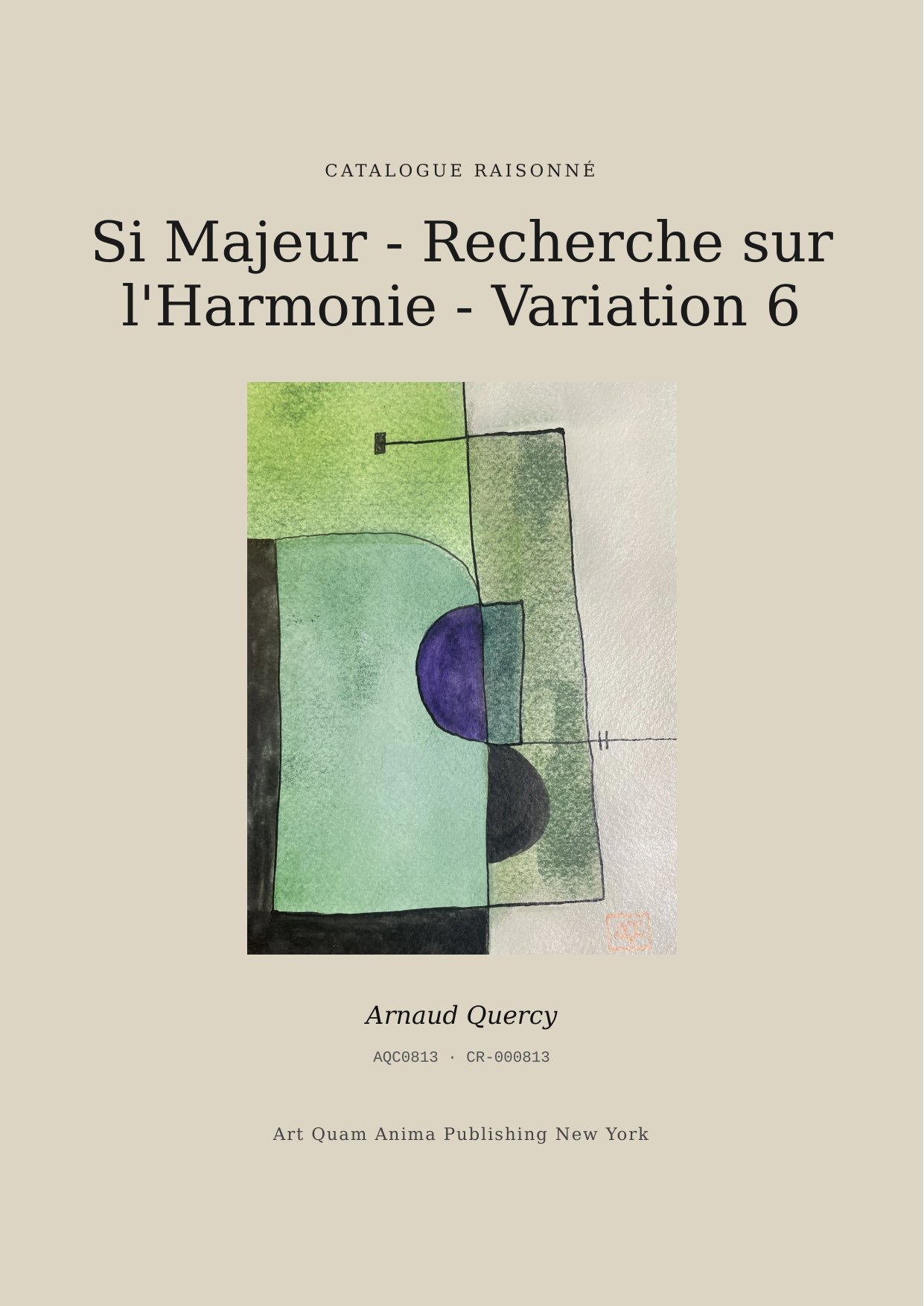 Si Majeur - Recherche sur l'Harmonie - Variation 6