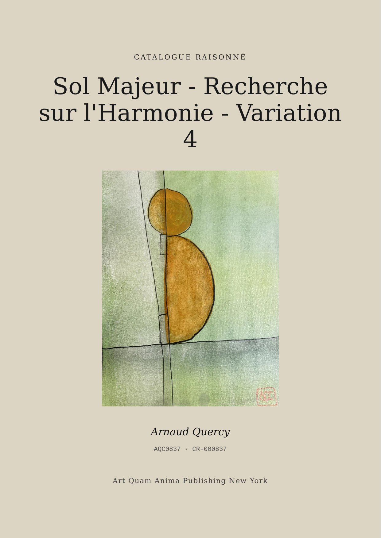 Sol Majeur - Recherche sur l'Harmonie - Variation 4