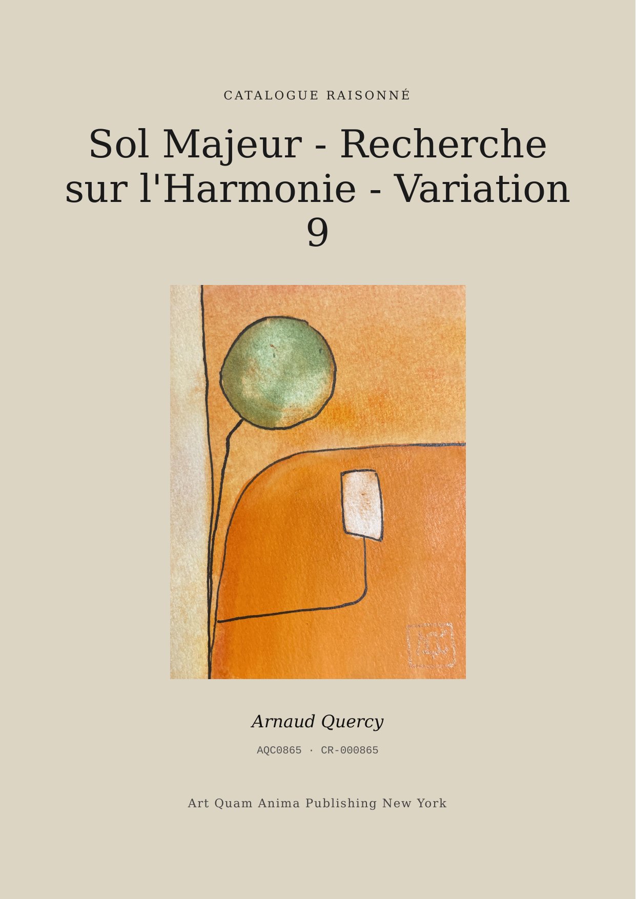 Sol Majeur - Recherche sur l'Harmonie - Variation 9