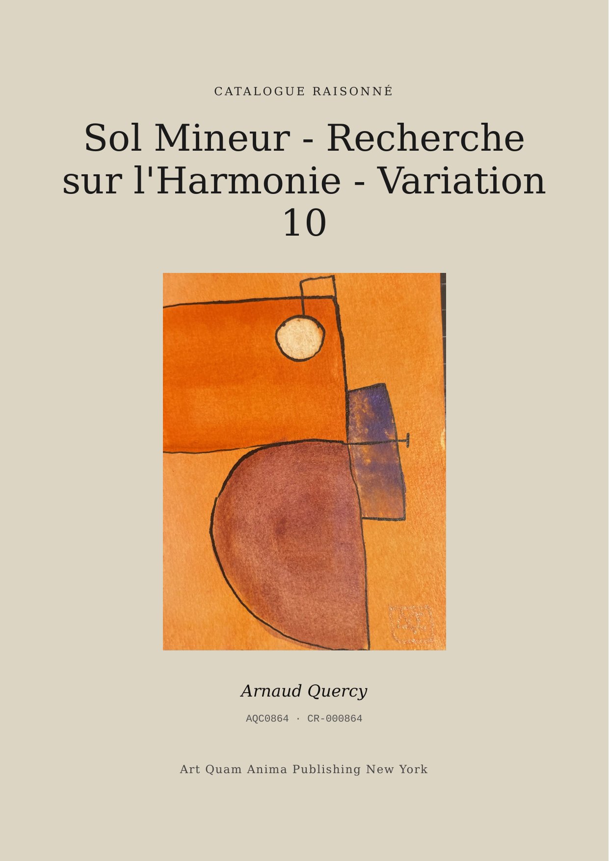 Sol Mineur - Recherche sur l'Harmonie - Variation 10