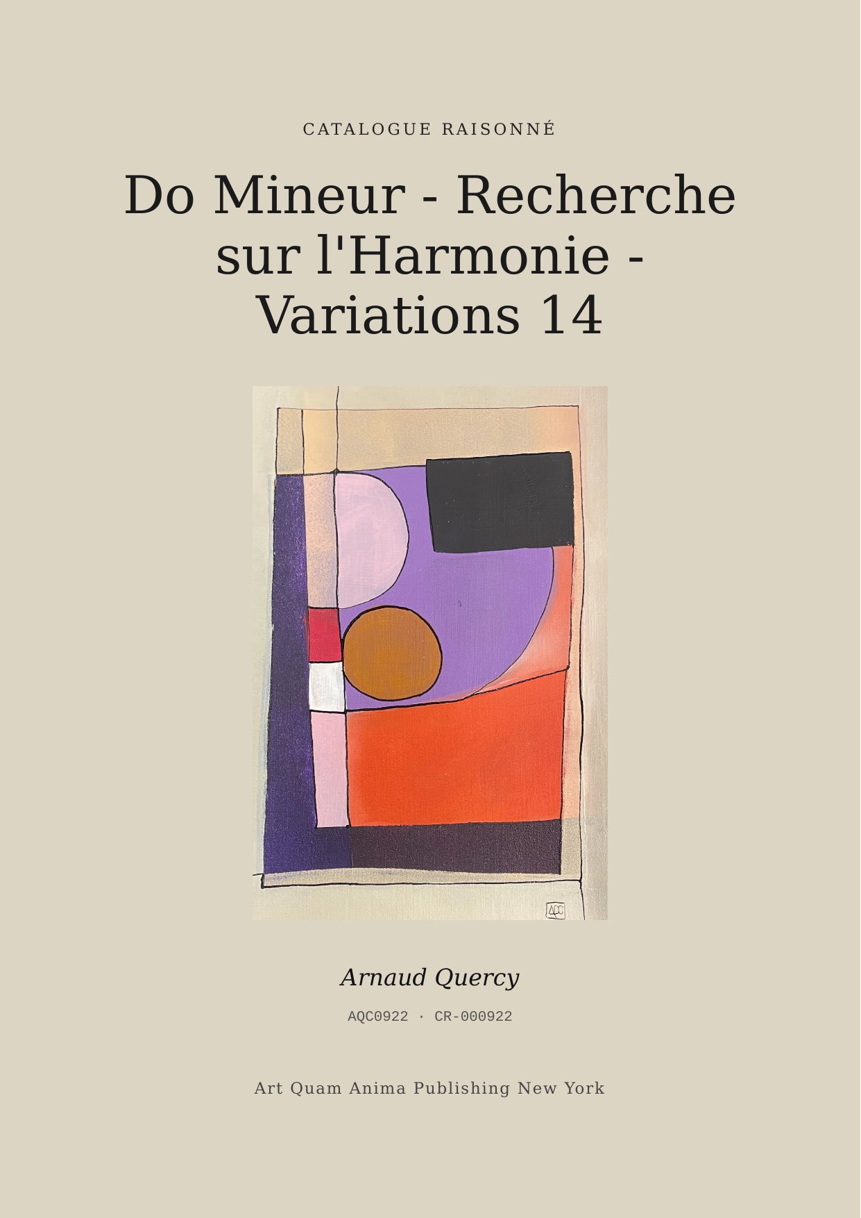 Do Mineur - Recherche sur l'Harmonie - Variations 14