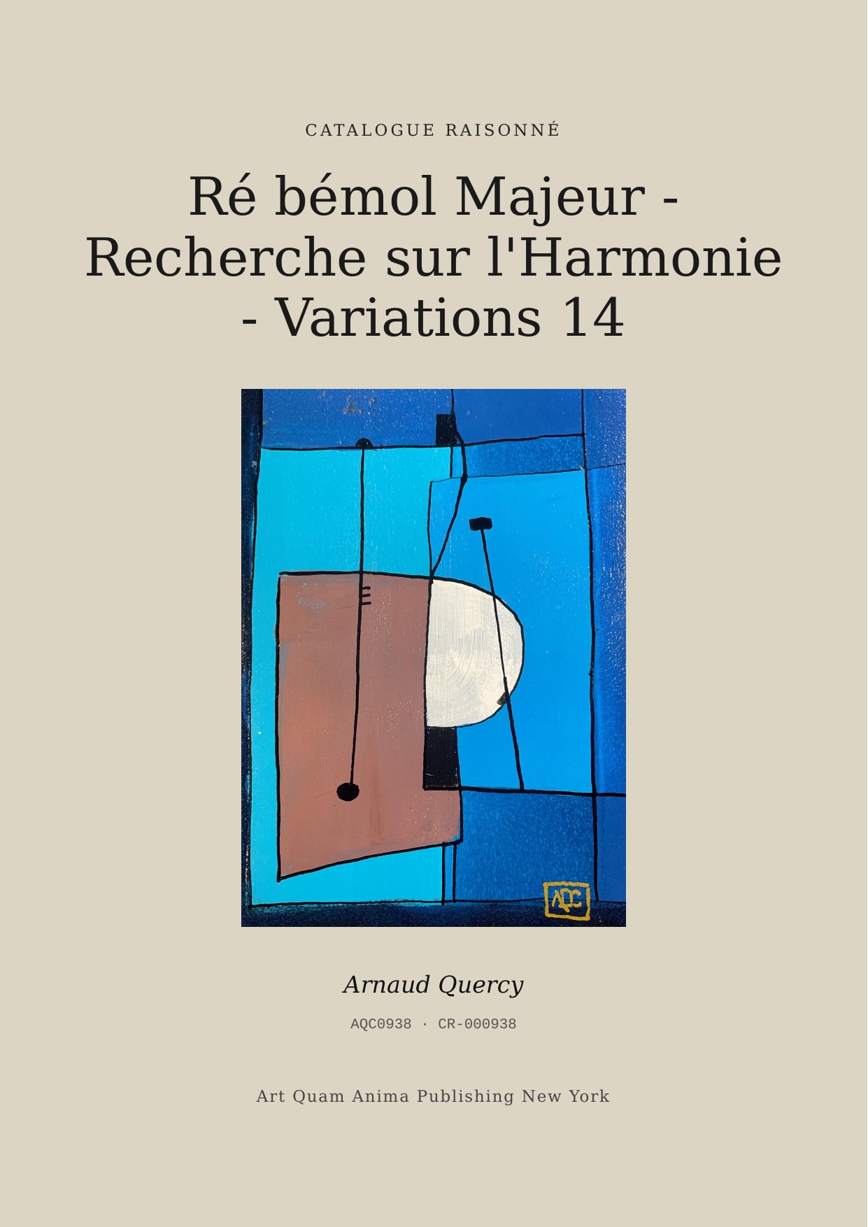 Ré bémol Majeur - Recherche sur l'Harmonie - Variations 14