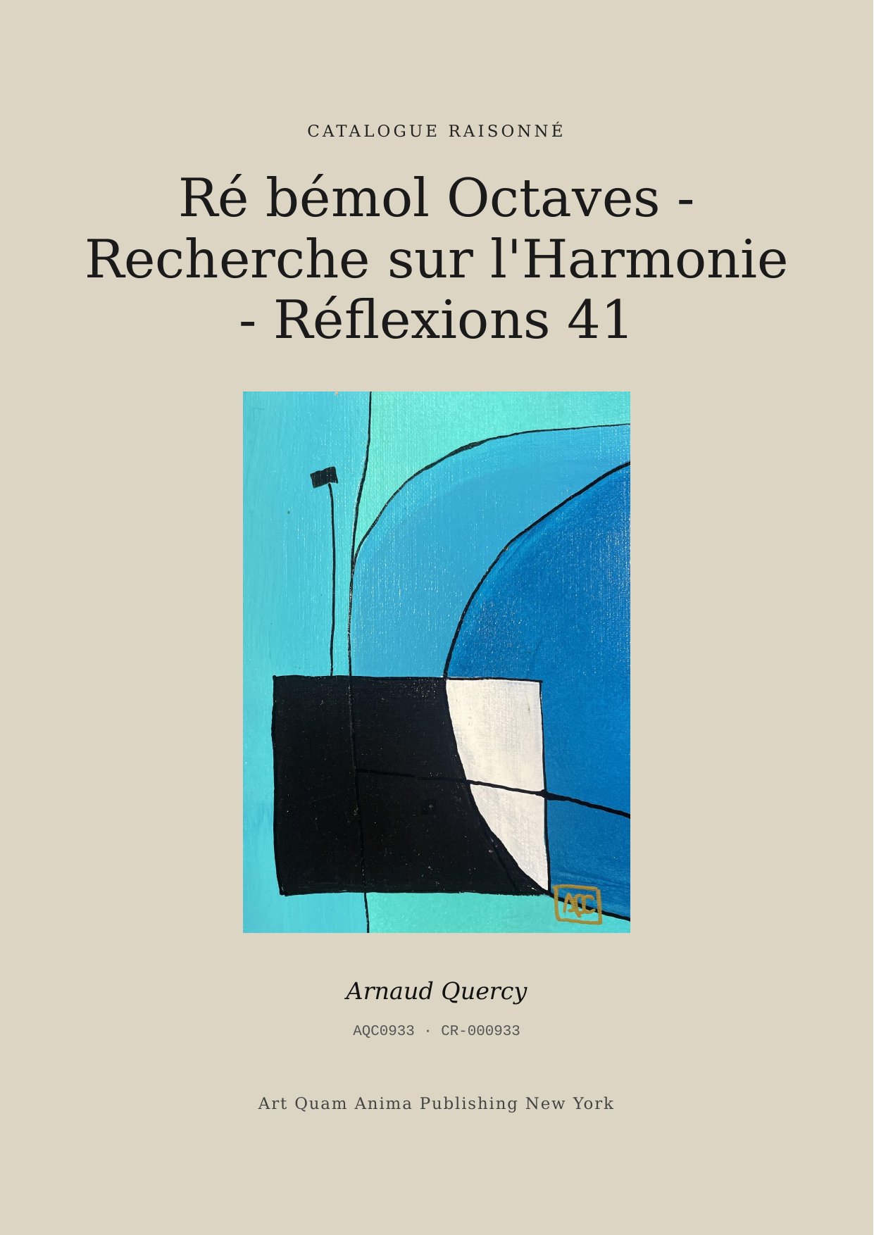 Ré bémol Octaves - Recherche sur l'Harmonie - Réflexions 41