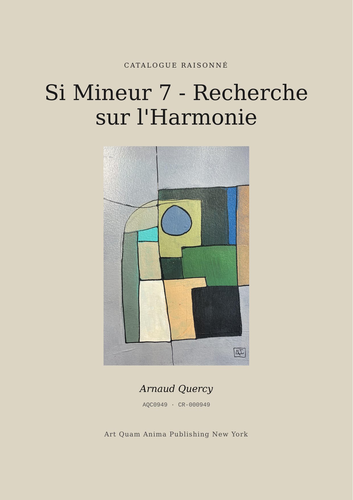 Si Mineur 7 - Recherche sur l'Harmonie