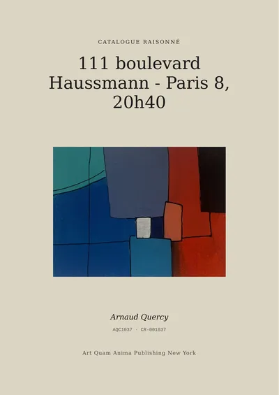 111 boulevard Haussmann - Paris 8, 20h40