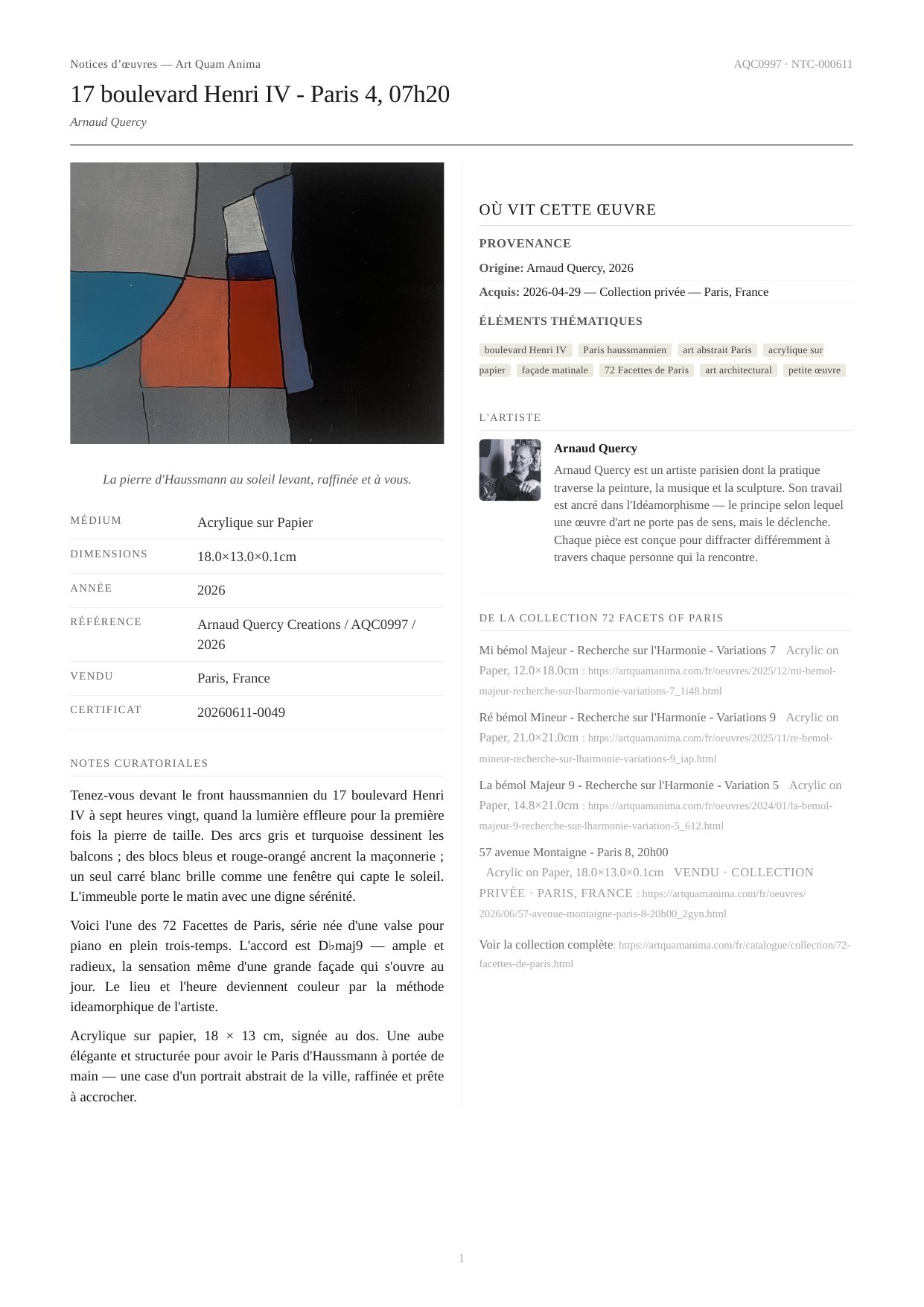 17 boulevard Henri IV - Paris 4, 07h20