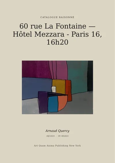 60 rue La Fontaine — Hôtel Mezzara - Paris 16, 16h20
