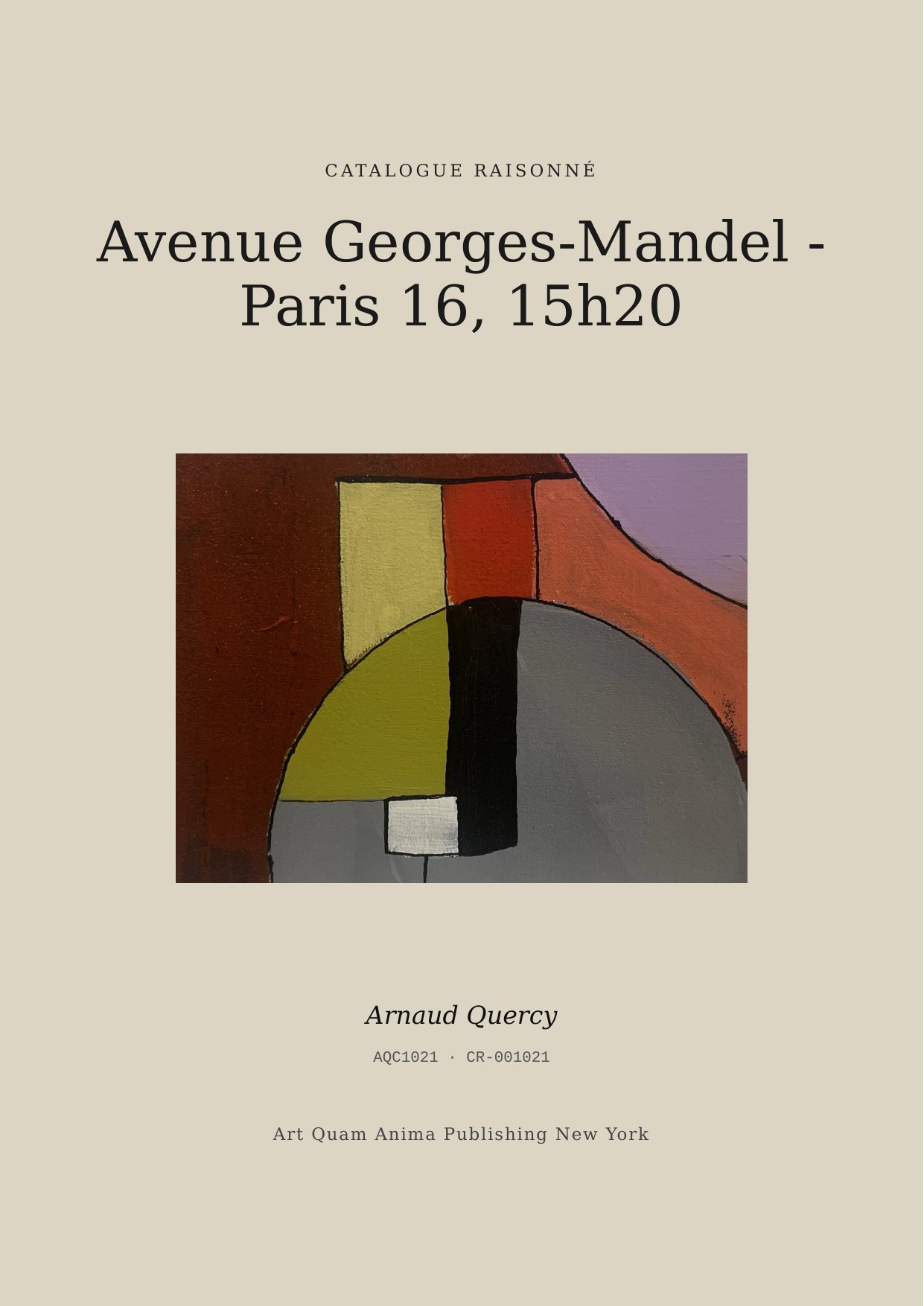 Avenue Georges-Mandel - Paris 16, 15h20