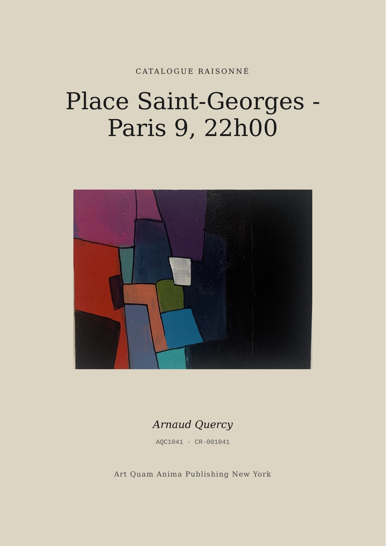 Place Saint-Georges - Paris 9, 22h00